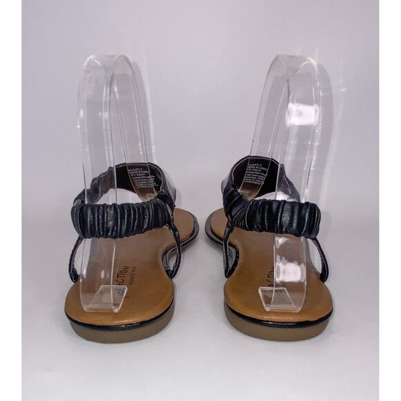 KENNETH COLE REACTION Patent Leather Thong Sandals 8.5M Float-Y Slingback - Picture 5 of 9